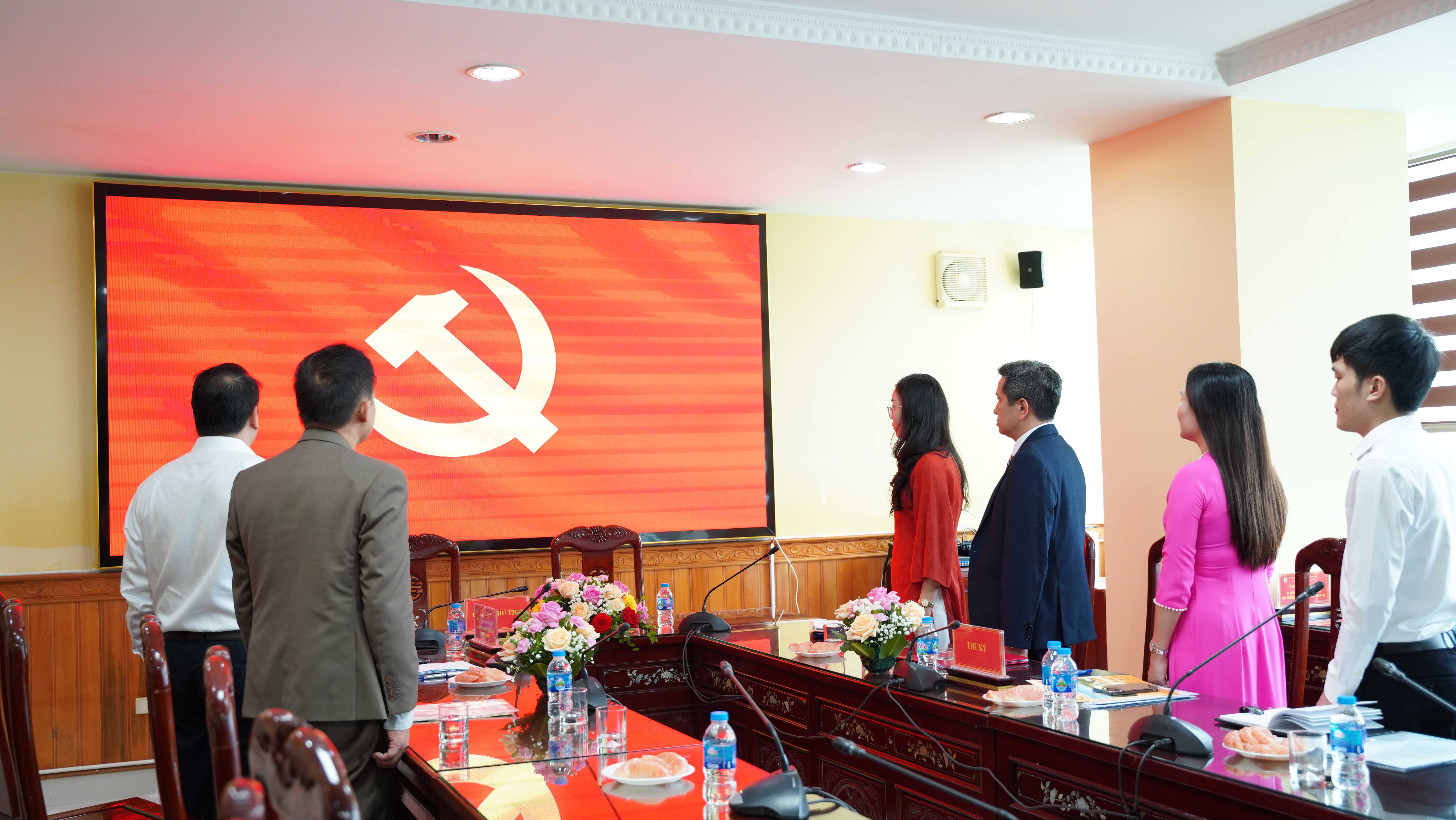 ĐẠI HỘI CHI BỘ TRUNG TÂM NC,ƯD&CGKHCN LẦN THỨ I, NHIỆM KỲ 2025-2027